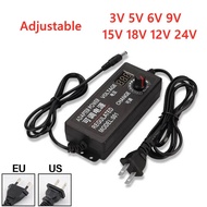 220V To 3V 5V 6V 9V 12V 15V 18V 24V 1A 2A 3A 5A Universal AC DC Adjustable Power Adapter Supply Display Screen Voltage Regulated