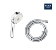 德國 GROHE New Tempesta Cosmo.100 27574002 三速手提花灑頭 連 Vitalioflex Comfort 28743001 滑面花灑喉 1.5米