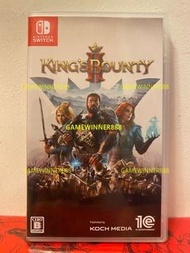 《今日快閃價》（中古二手）日版 Switch NS遊戲 國王的恩賜2 英雄大帝2  King's Bounty II 中英日文版（是富有傳奇色彩的《King's Bounty》系列電子遊戲期待已久的續作，此系列是最具代表性的回合制角色扮演類遊戲之一）