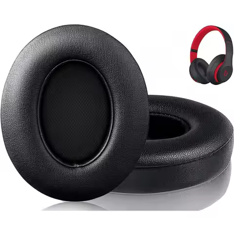 Replacement Ear Cushion Pads Cover Compatible with Beats Studio 2.0 Wireless/Wired and Studio 3.0 Ov