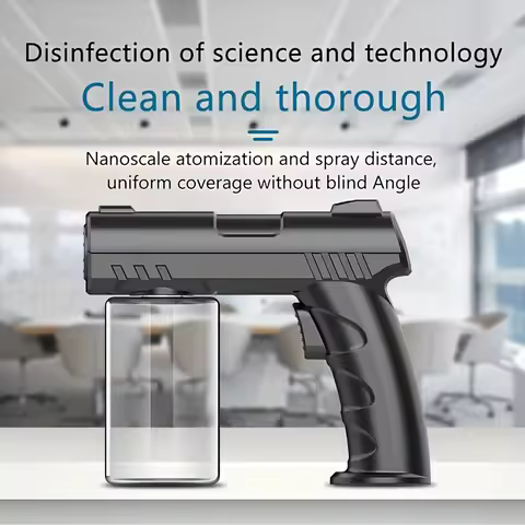 Handheld Nano Blue Light Spray Gun, Disinfection Gun, Ultraviolet Sterilization Spray Gun, Atomizati