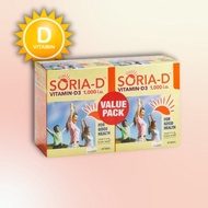 Live-Well SORIA-D VITAMIN D3 1000IU 60sX2