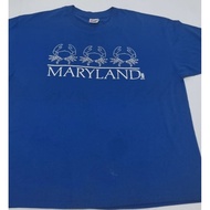 Maryland copyright vintage art t-shirt 1993