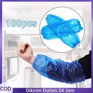 100pcs Plastic Sleeve Cuffs Protectors Disposable Arm Covers Hand socks Disposable Plastic Sleeve Co