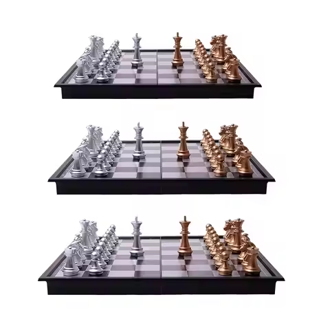 Chess Board Game Family Game with Folding Chess Board Chess Game Board Game Set Travel Chess Set for
