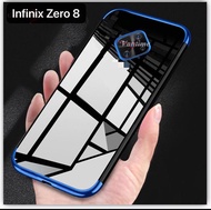 Case Infinix Zero 8 Clear Plating Cover Casing Silikon Handphone Soft Case