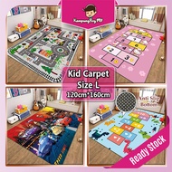 (Size L)120*160cm Kid Carpet Baby Children's Carpet Foot Mat Living Room Carpet Floor Mat Baby Kids 