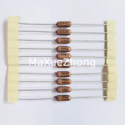 Original new 100% CMF-60 47.5R 1% military low noise precision gold film resistance 0.5W 1/2W 47.5OH
