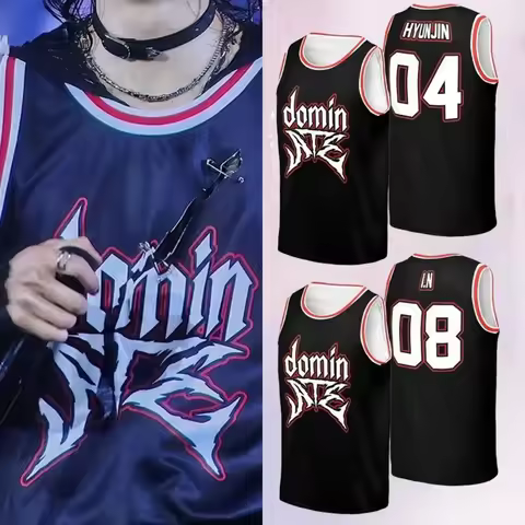 Custom SKZ Dominate Tour 2026 Basketball Jersey Sports Dry Quickly Men's Shirt Children's Clothing T