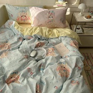 SOFT COTTON CAT BEDDING COVER SET, EASY TO WASH, COOL | CLOUD BEDDING