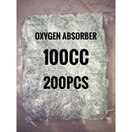 Oxygen Absorber 100cc x 200pcs [Free Ziplock Bag]