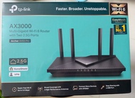 【全新未拆連膠膜】TP-Link Archer AX55 Pro｜AX3000 Wi-Fi 6 路由器（雙 2.5G Ports）