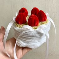 Cake gift box fuzzy wire 🎂