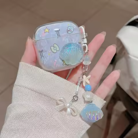 3D Shell Pattern Earphone Cover For Huawei FreeClip2 2025 Case TPU Headphone Cases For Huawei FreeCl