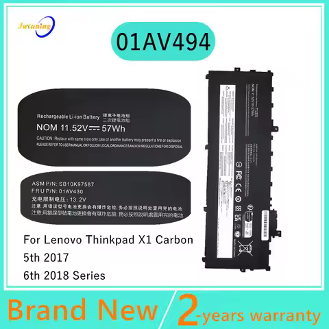 Laptop battery For Lenovo ThinkPad X1 Carbon 5th 6th Gen ( X1 Carbon 2017) Series G6-20KH006MGE 01AV