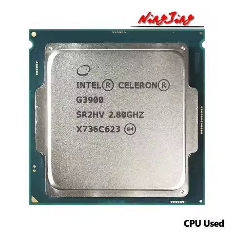 Intel Celeron G3900 2.8 GHz Used Dual-Core Dual-Thread 51W CPU LGA 1151