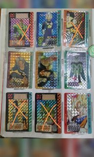 龍珠閃卡5張日版(约1992年)