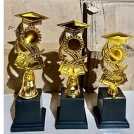 Graduation trophy 1 set 1st, 2nd, and 3rd place