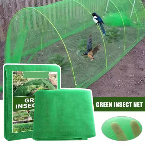 1 Pack, 78.74X196.85inch Garden Vegetable Insect Anti Bird Net Vegetable Protection Fine Mesh Mosqui