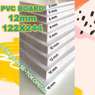 PVC BOARD 12mm / PVC FOAM BOARD / TRIPLEK ANTI RAYAP &amp; AIR Uk122X244cm