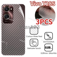 Vivo Y28S 5G Carbon Fiber Back Film For Vivo Y28S Vivo Y28 S 5G VivoY28 S 5G 2024 Matte Carbon Fiber