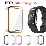 TPU Protective Shell for Fitbit Charge 6 5 Soft and Flexible Watch Cover with Screen Protection Case