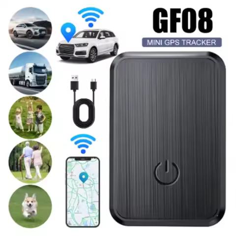 GF-08 Mini Magnetic GPS Car Tracker Real-Time Tracking Anti-theft SIM Card Message Locator GPS Track