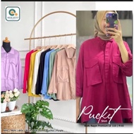 KEMEJA Viral cringe pocked shirt