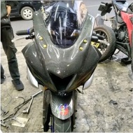 R15 narrow lamp cover R15 Carbon headlight shieldV3