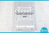 同央美術網購 日本 ORION NO.693 CROQUIS 速繪本 A4 64g 60張 CN-A4