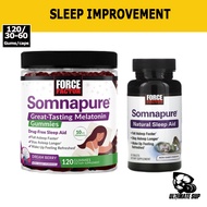 Force Factor, Somnapure Gummies & Somnapure, Melatonin, Sleep Aid, Sleep Supplement, Sleep Well, 120