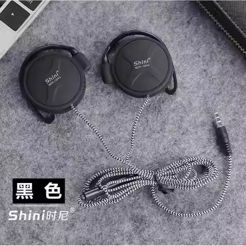 Original SHINI Q940 3.5mm Headphones Stereo Bass Music Earphone Ear Hook Headset fone de ouvido For 