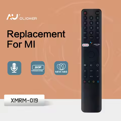 XMRM-019 Voice Remote Control For MI XIAOMI Smart TV Android 4K P1 Smart TV Voice Remote Control L43