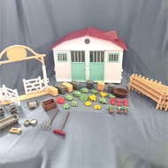 Miniature Farm House Barn House Farm toy diorama toys photography