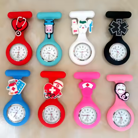 Cartoon Lovely Unisex Hospital Medical Nurse Doctor Solid Silicone Brooch Pins Hang FOB Pocket Gifts