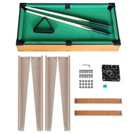 【hot sale】 27x14 inches Mini billiard Table for Kids wooden with tall feet billiard table set taco