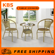 (FREE Shipping) KBS Hawaii Garden Set / 1 table with 2 Chairs / Outdoor Furniture / Tea Set / Patio 