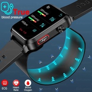 Men Smartwatch Air Pump Airbag True Blood Pressure Oxygen Temperature Heart Rate Monitor Medical Sphygmomanometer Smart Watch