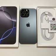 全新 iPhone 16 pro max 256gb 黑色 eSi...