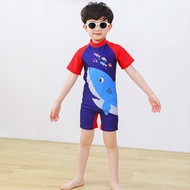 Kids Baby Swimwear Short Sleeve One-piece Swimming Wear 3-12Yrs Girls Swimsuit Boys Swim Wear Shark Dinosaur Rompers