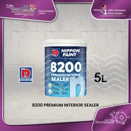 5L Nippon Paint 8200 Premium Interior Sealer (Wall Sealer | Undercoat)