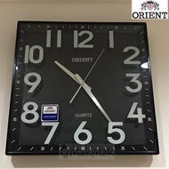 [100% Original] ORIENT Wall Clock QUARTZ OD267 BLACK Jam Dinding OD 267