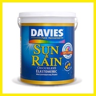 ❥ ● ஐ SR 318 MATCHA DAVIES SUN AND RAIN ELASTOMERIC PAINT 4LITERS
