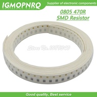 300pcs 0805 SMD Resistor 470 ohm Chip Resistor 1/8W 470R ohms 0805-470R