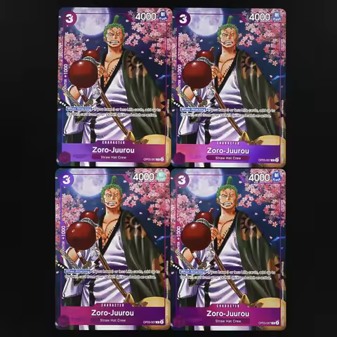 One Piece TCG OPCG English OP05-067 Zoro-Juurou R 3 Cost Purple Zoro Textured Foil Card Anime Collec