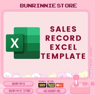 Sales Record for Small Businesses |  Excel Template