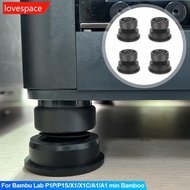 LOVESPACE 4Pcs 3D Printer Anti Vibration Feet Pad Anti-slip Anti-Shock Dust-proof Rubber Foot Pad Fo