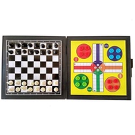 5 In 1 Chess Checkers Magnetic Board Flying Chess Kids Clas