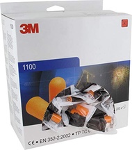 3M 1100 Uncorded Soft Foam Earplugs NRR 29 dB / Disposable Type