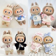 Only Clothes】Labubu Cotton Mini Plush Clothing Set, 15cm, Suitable for Girls